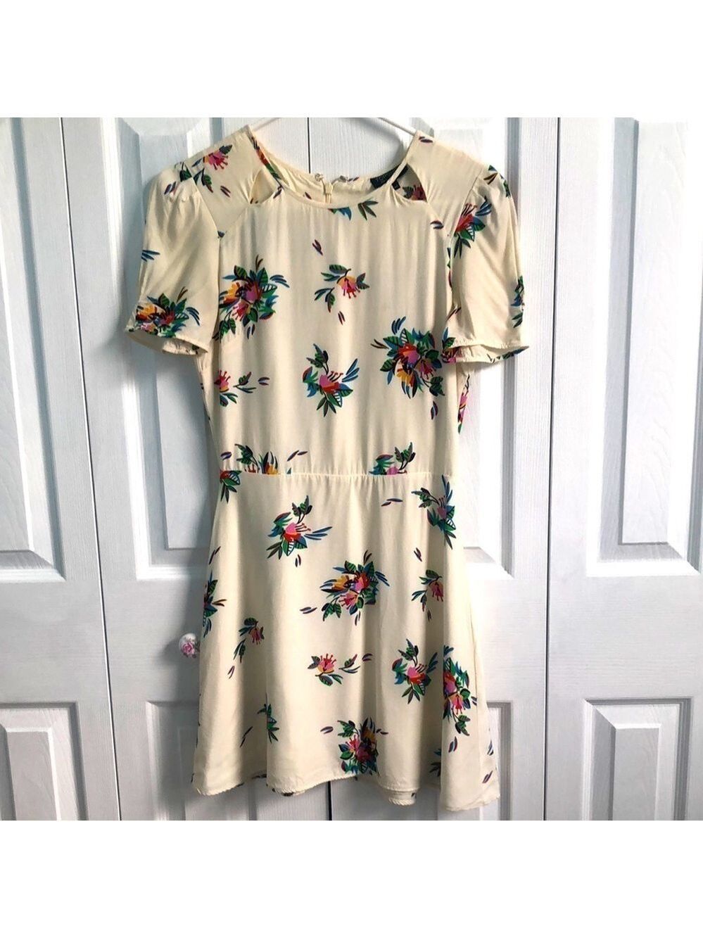 Topshop Women's Floral Casual Dress Size 2